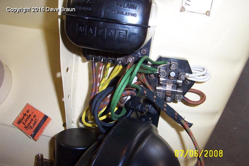 MGTD15470/Electrical/Electrical Restoration/Initial wire up of regulator horn and fuses